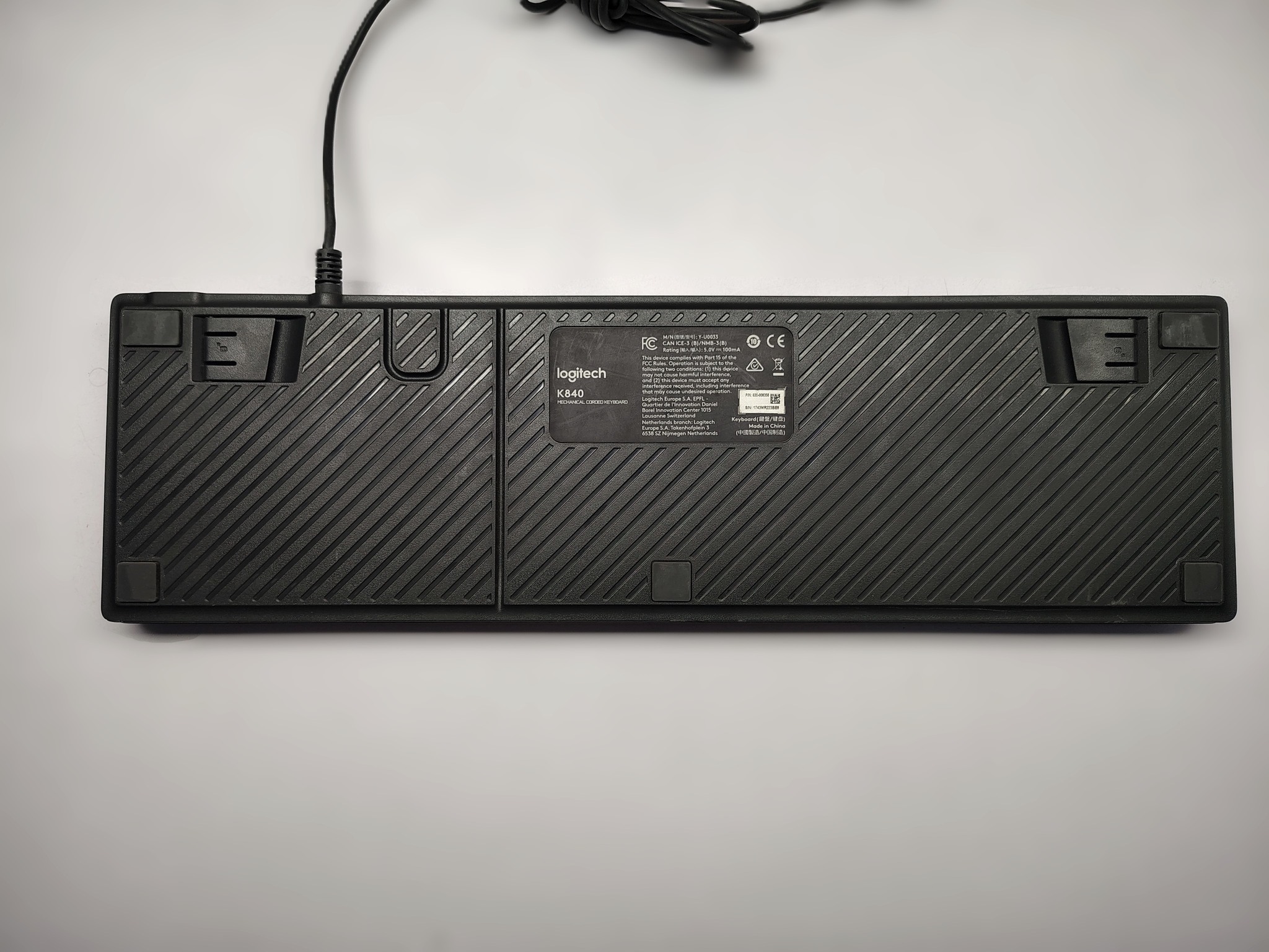 Logitech K840 Mechanical Keyboard with Romer G mechanical Switches - Image 3