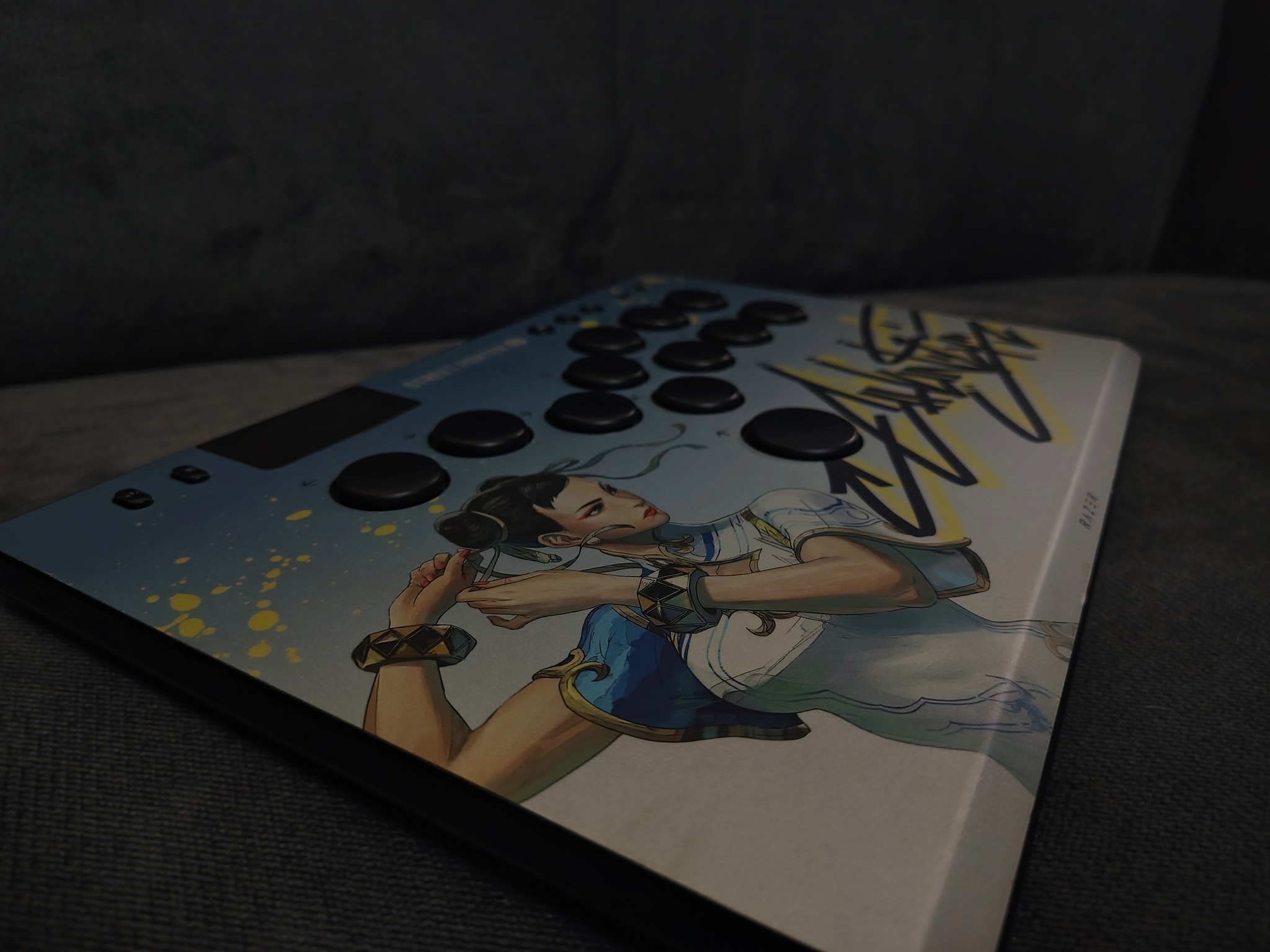 Razer Kitsune All-Button Arcade Controller For PlayStation 5 & PC (Chun-Li Edition) - Image 2