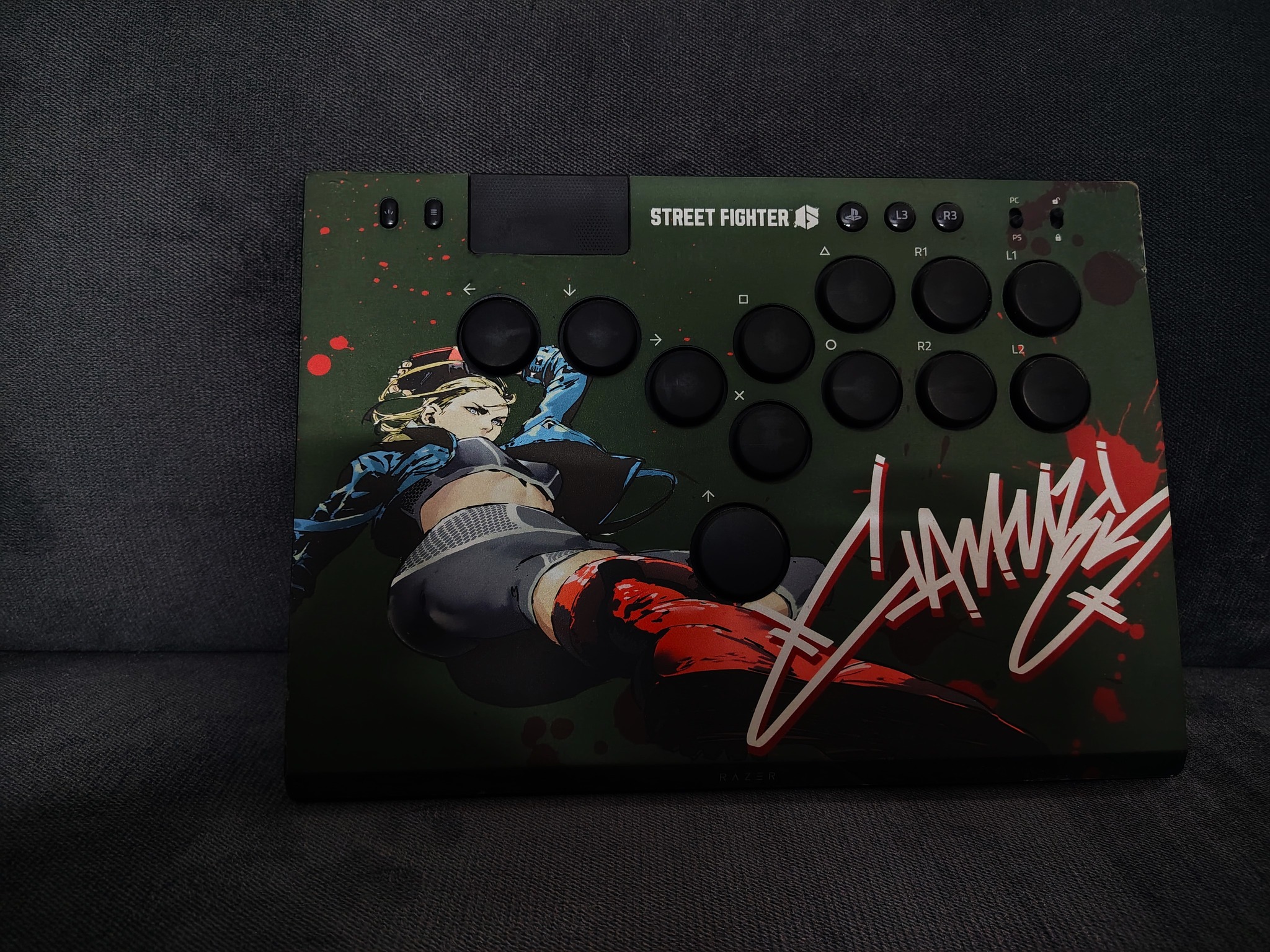 Razer Kitsune All-Button Arcade Controller For PlayStation 5 & PC (Cammy Edition)