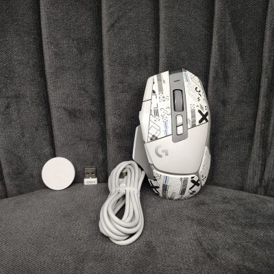 Logitech G502 X Plus Lightspeed Wireless Optical Gaming Mouse with LIGHTFORCE hybrid switches (White)