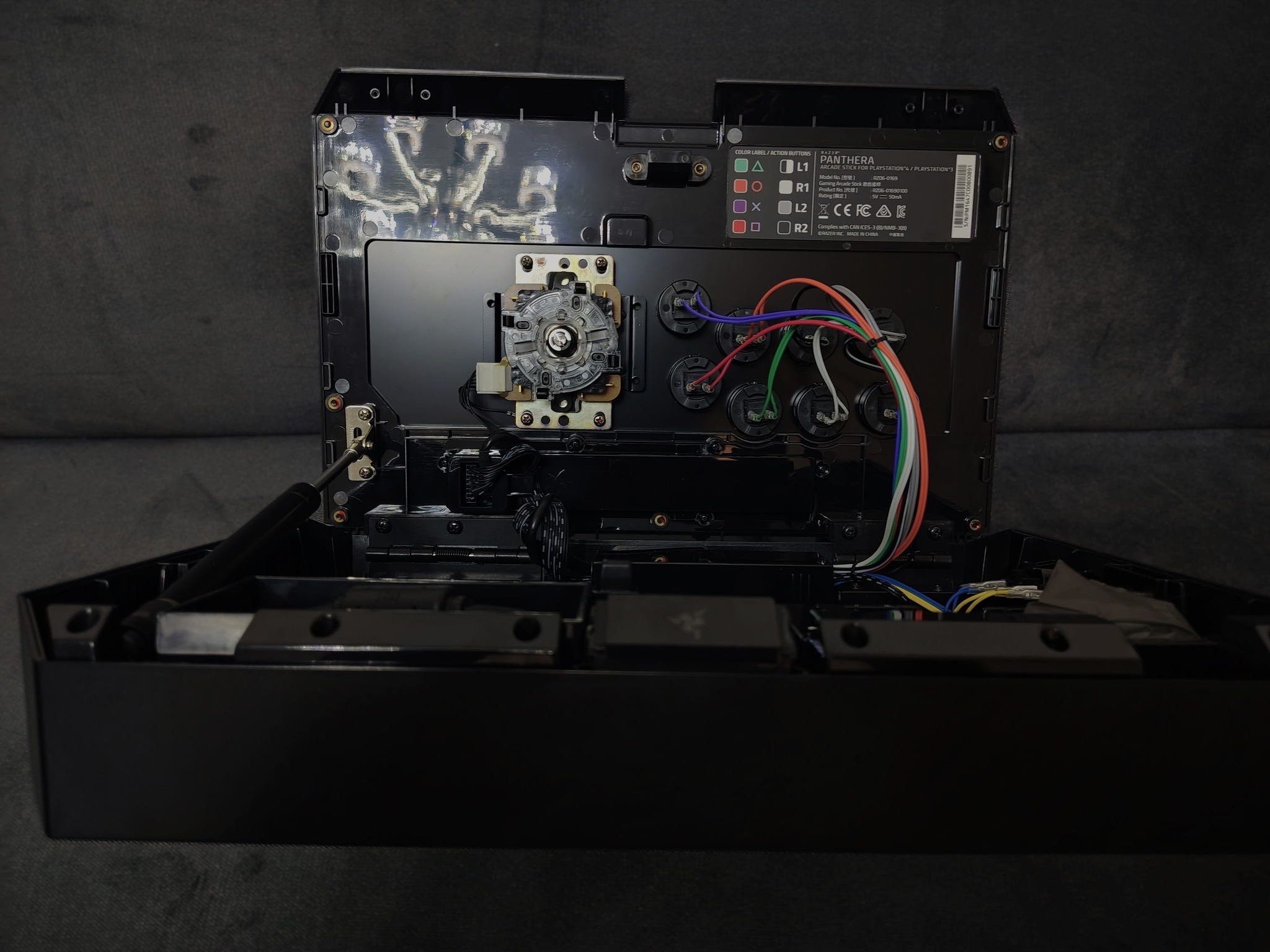 RAZER PANTHERA ARCADE STICK : Fully Mod-Capable - Sanwa Joystick and Buttons - Image 9