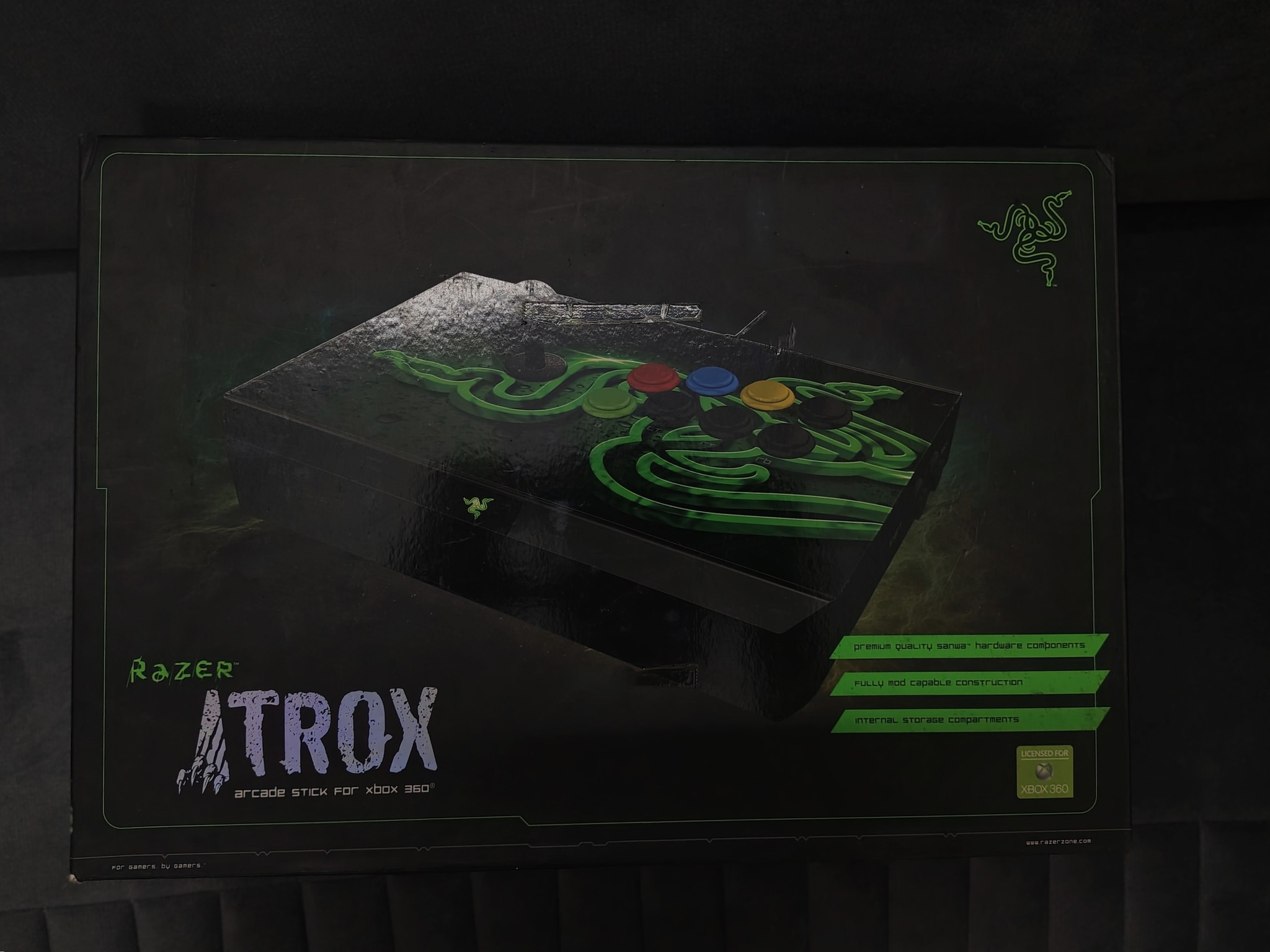 RAZER ATROX ARCADE STICK : Fully Mod-Capable - Sanwa Joystick and Buttons