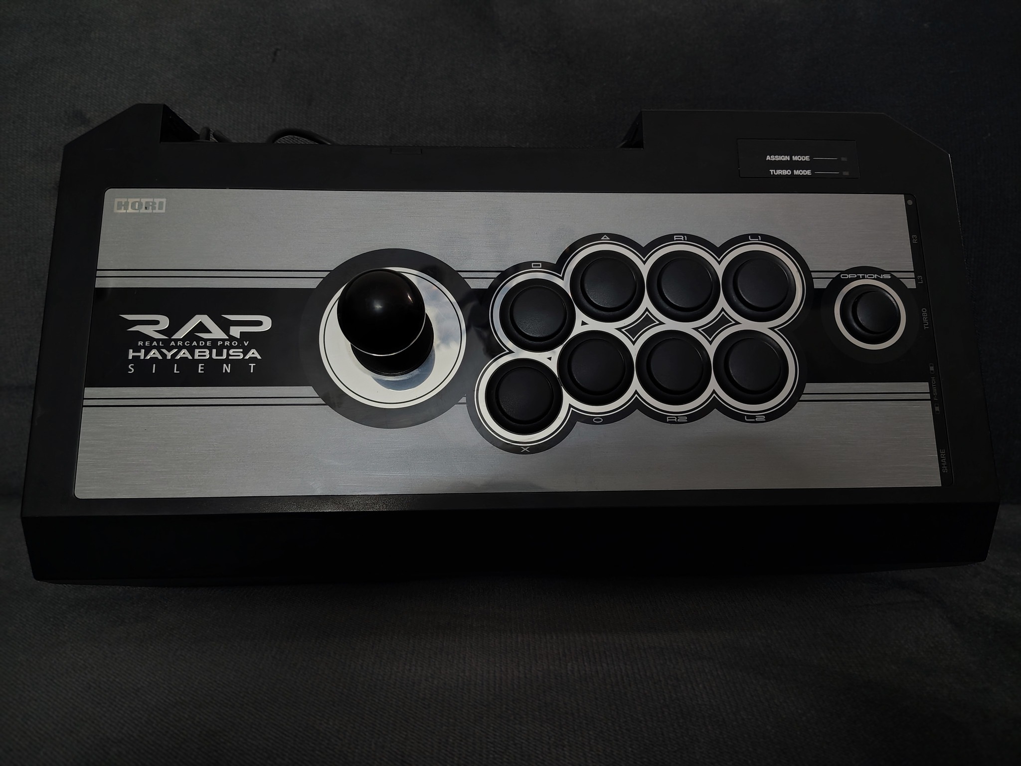 Hori Real Arcade Pro.V Silent HAYABUSA ARCADE STICK FOR PS5/PS4/PC