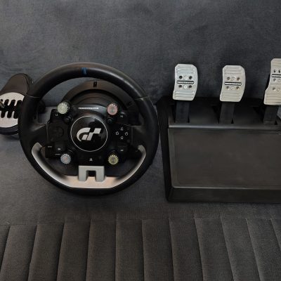 Thrustmaster T-GT Racing wheel with Pedals and Thrustmaster TH8A Shifter