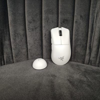 Razer DeathAdder V4 Pro Wireless Gaming Mouse (White)