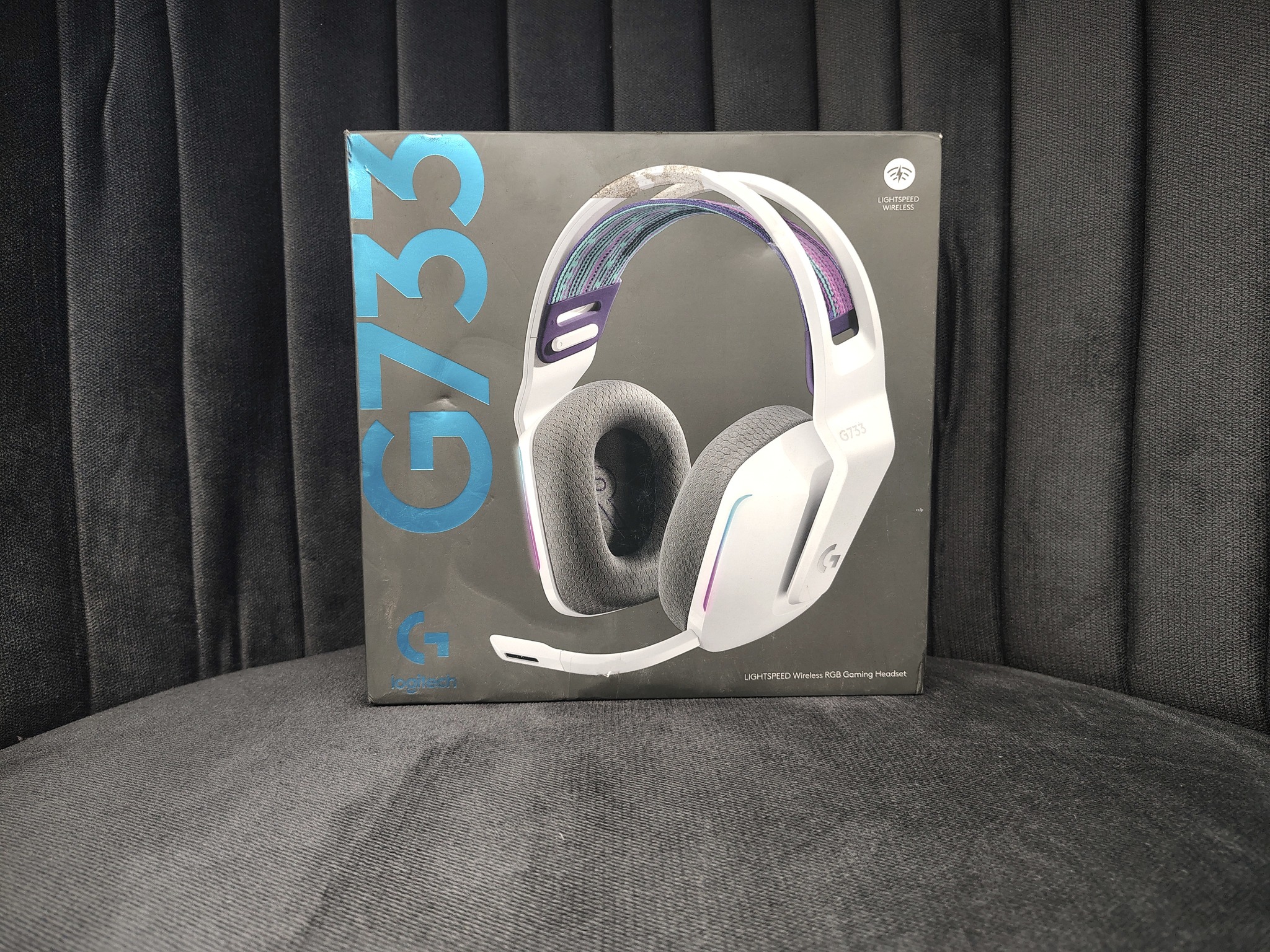 Logitech G733 Lightspeed Wireless Gaming Headset (White)