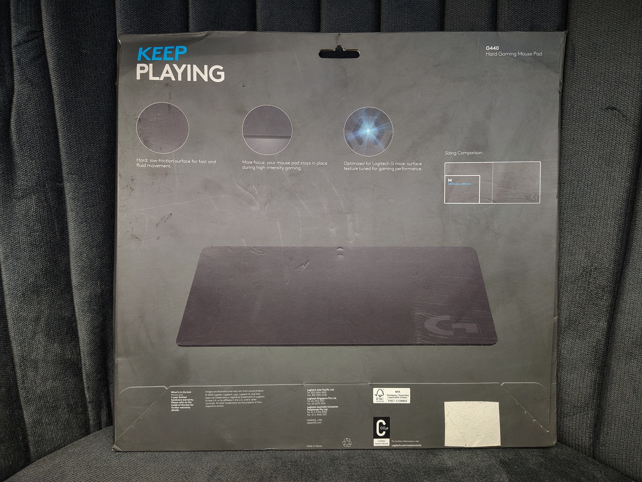 Logitech G440 Hard Gaming Mouse Pad - Image 2