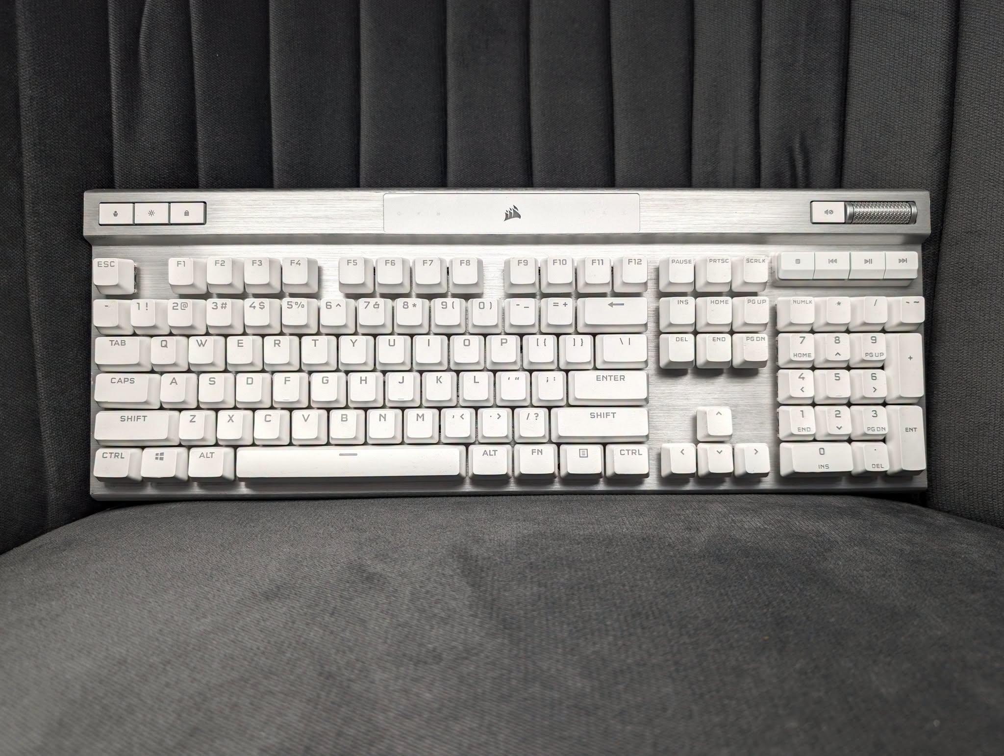 Corsair K70 RGB PRO 8khz Wired Mechanical Gaming Keyboard (White)
