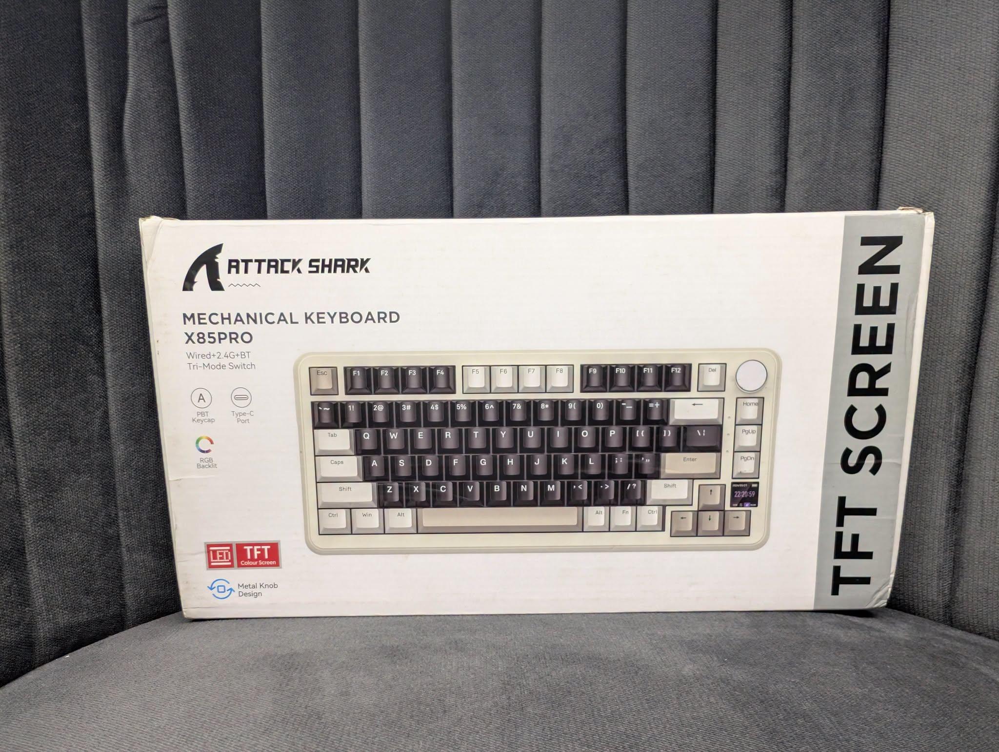 ATTACK SHARK X85 Pro 75% Triple-Mode Mechanical Gaming Keyboard