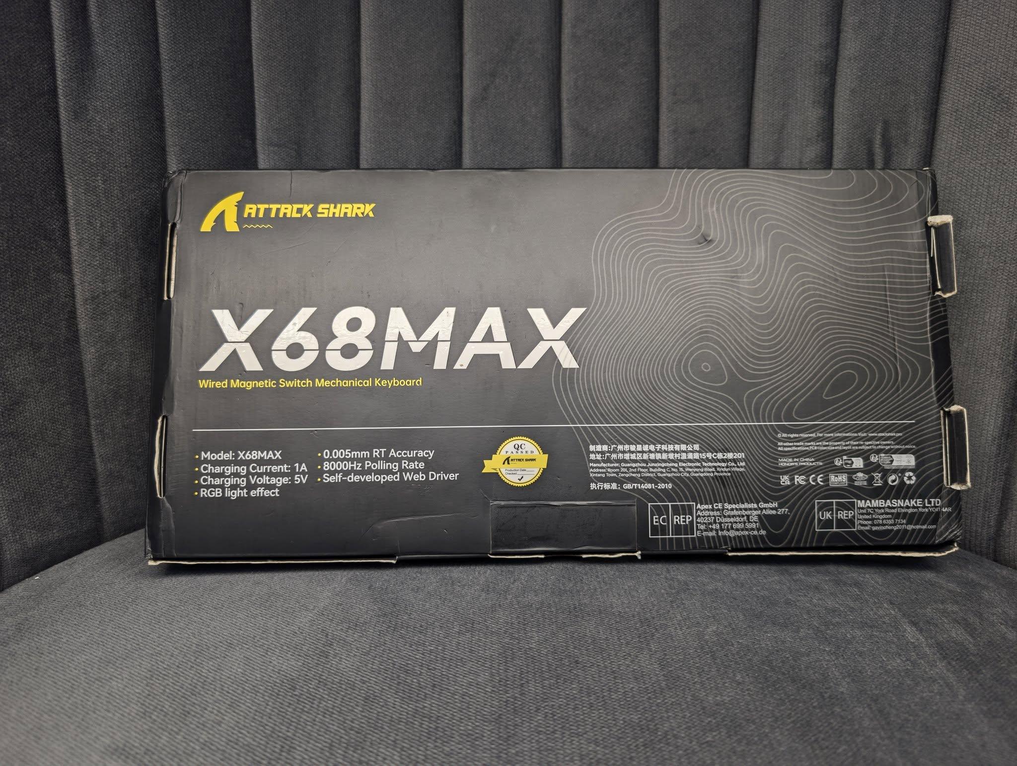 ATTACK SHARK X68 MAX HE 60% Wired Magnetic Switch Keyboard - Image 8