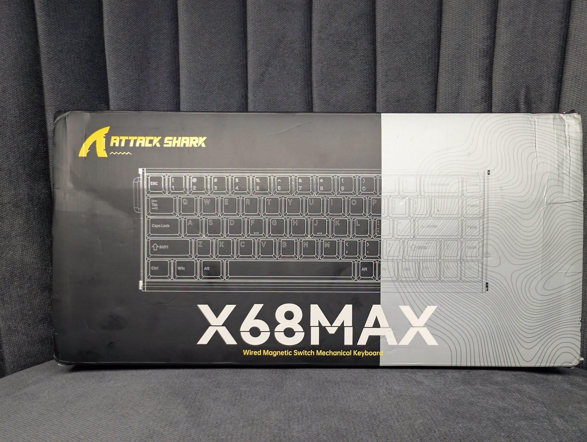 ATTACK SHARK X68 MAX HE 60% Wired Magnetic Switch Keyboard