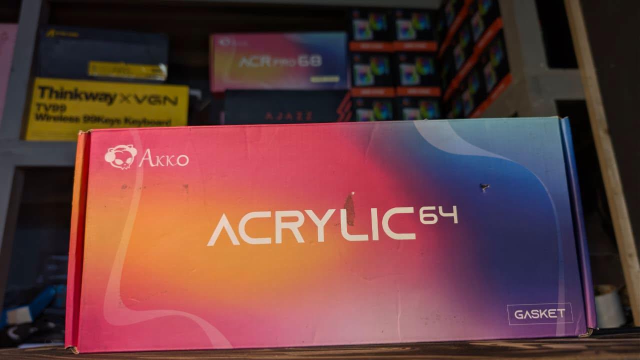 Akko Acrylic64 ACR64 Custon Keyboard (RGB)(Contour Keycaps)