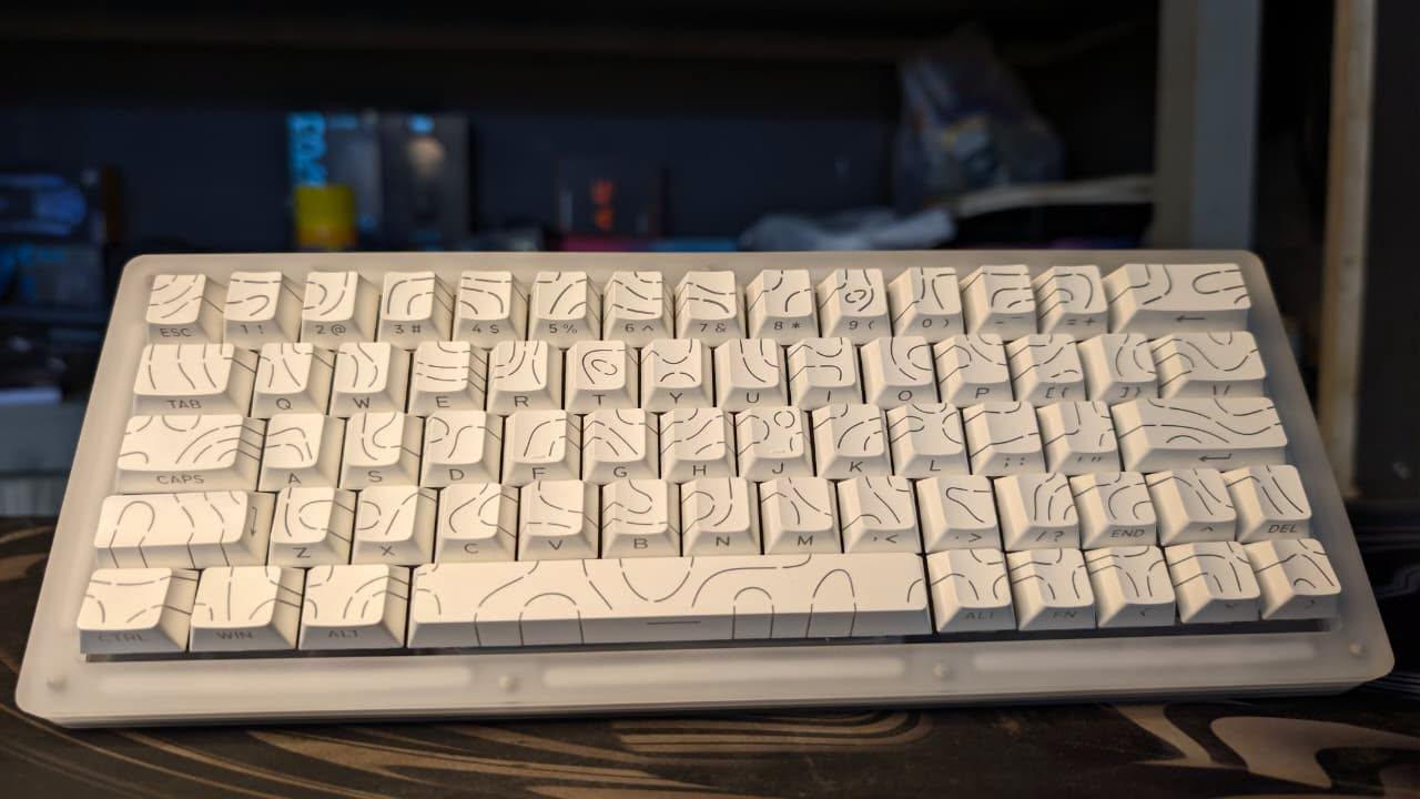 Akko Acrylic64 ACR64 Custon Keyboard (RGB)(Contour Keycaps) - Image 2