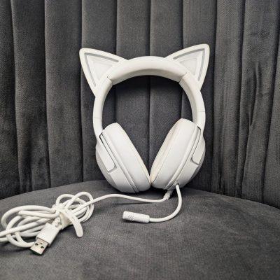 Razer Kraken Kitty V2 Chroma RGB USB Wired Headset (White Edition)