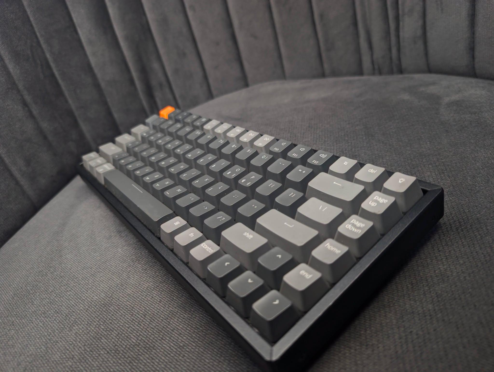Keychron K2 Aluminum grey RGB Wireless Mechanical Gaming Keyboard - Image 3