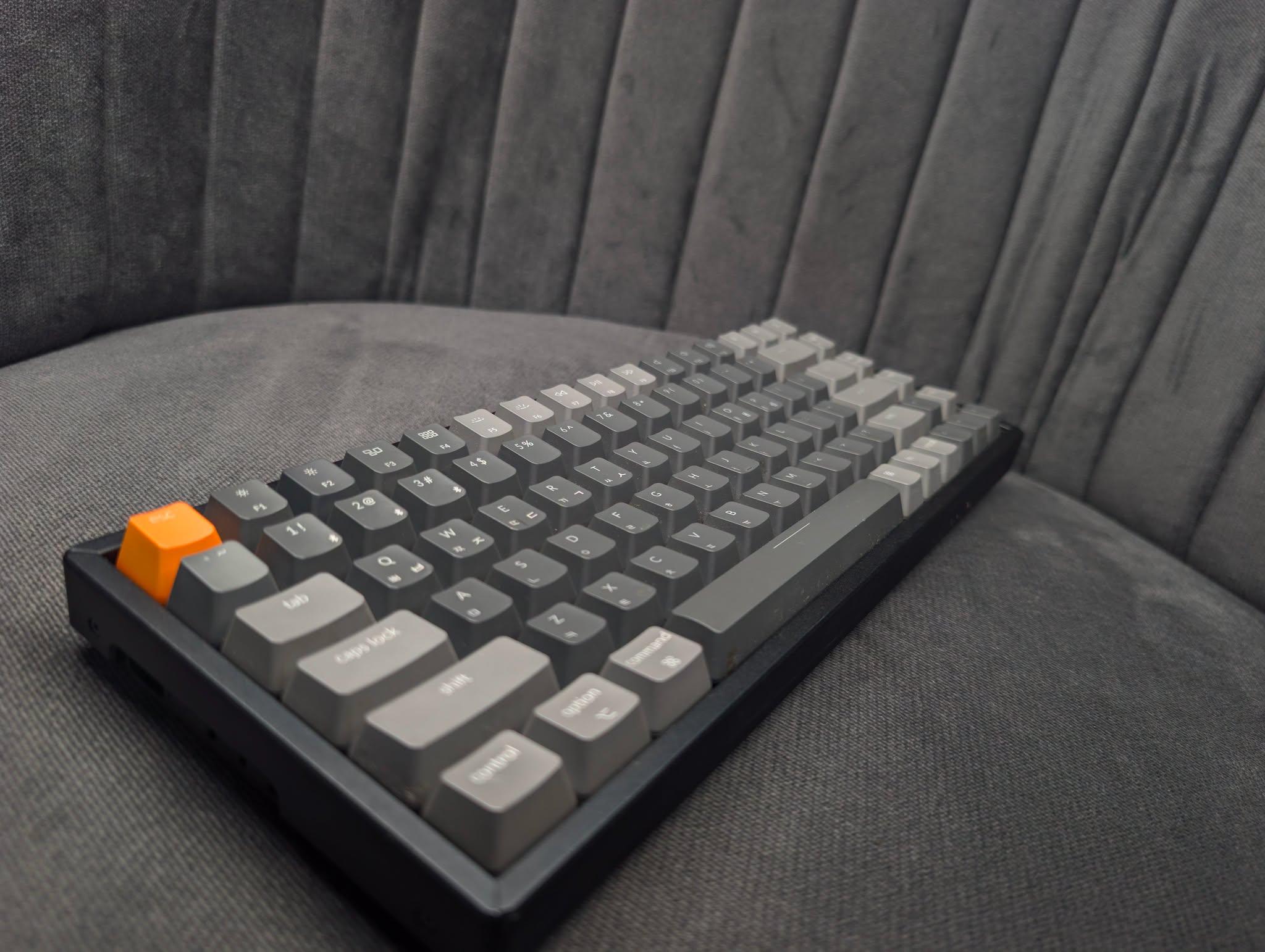 Keychron K2 Aluminum grey RGB Wireless Mechanical Gaming Keyboard - Image 2