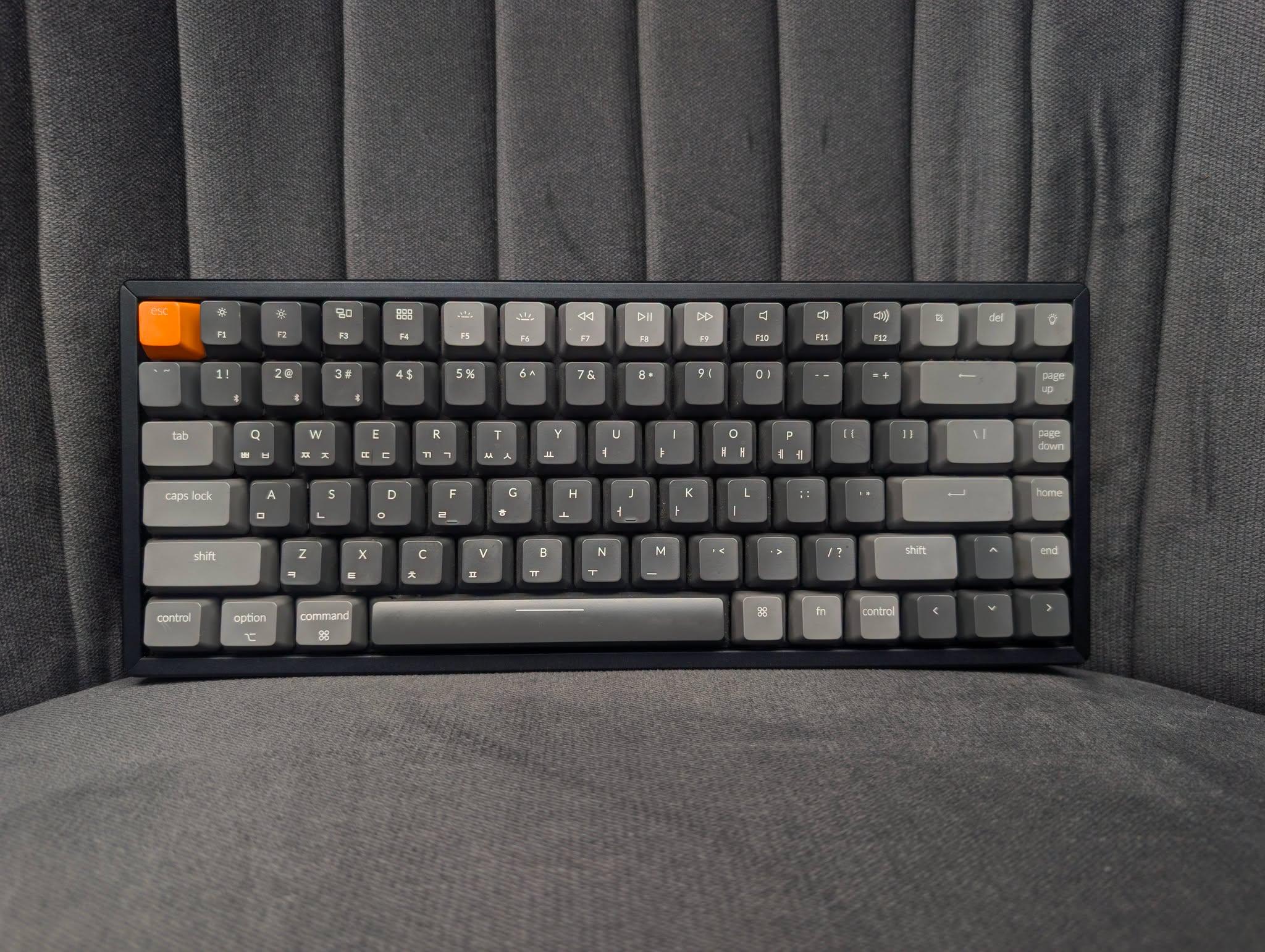 Keychron K2 Aluminum grey RGB Wireless Mechanical Gaming Keyboard