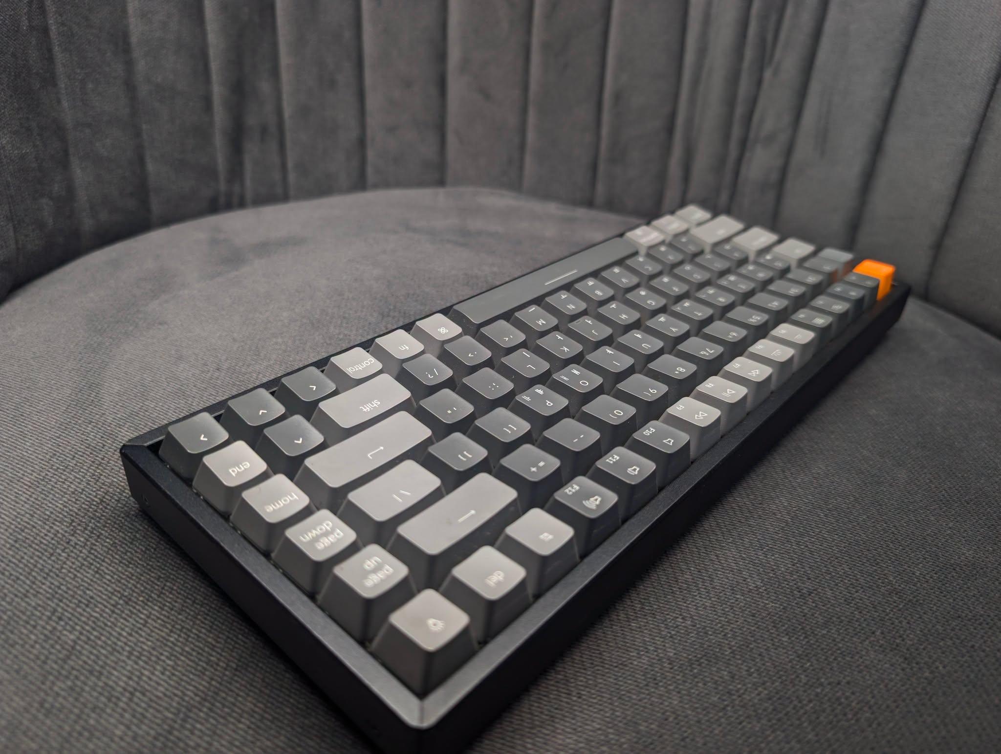 Keychron K2 Aluminum grey RGB Wireless Mechanical Gaming Keyboard - Image 4
