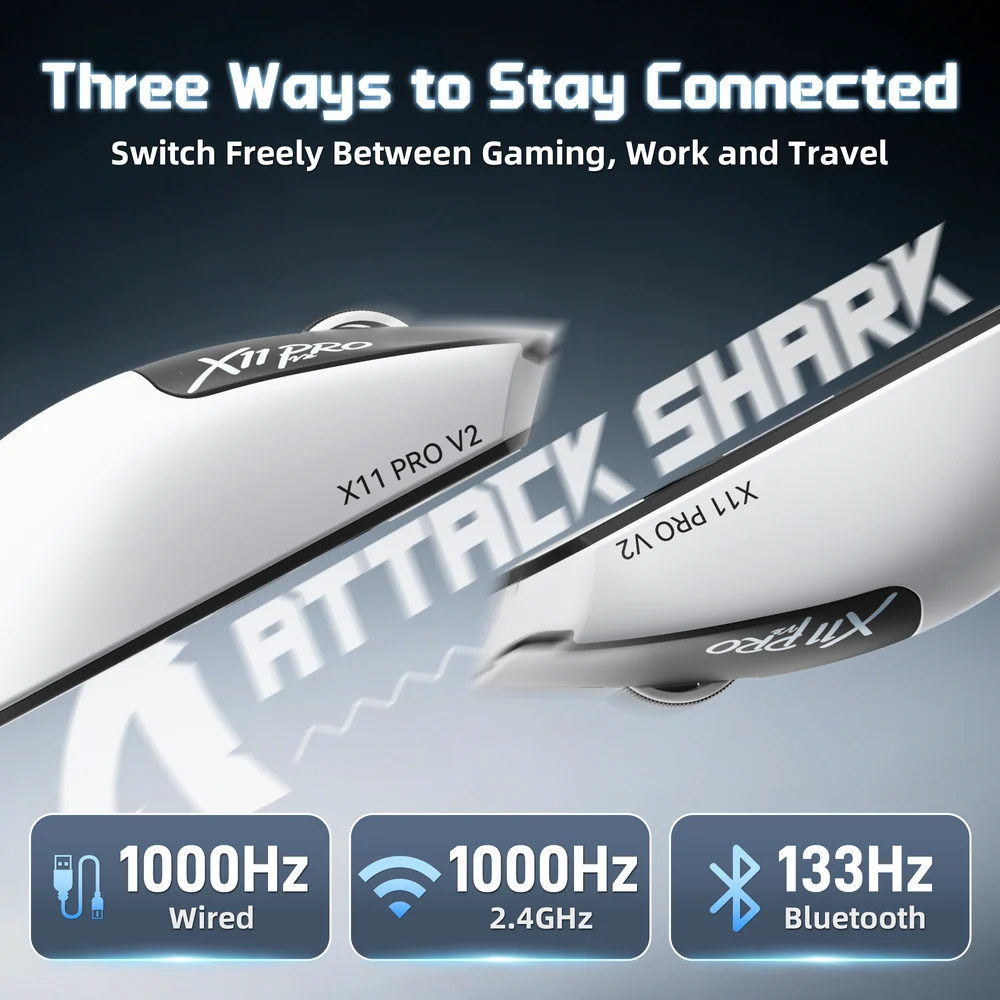 Attack Shark X11 Pro V2 Wireless Gaming Mouse - Image 7