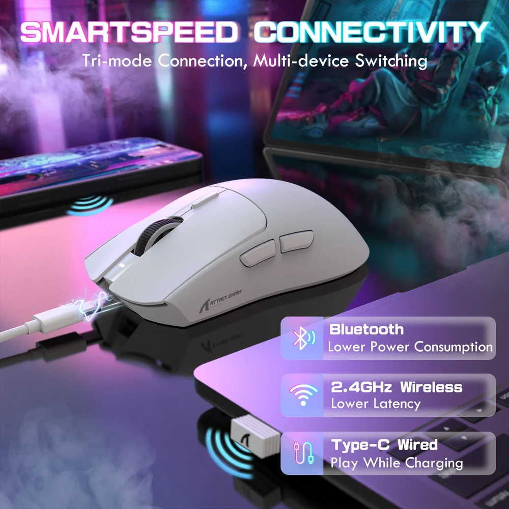 Attack Shark X1 Wireless Gaming Mouse - Image 5