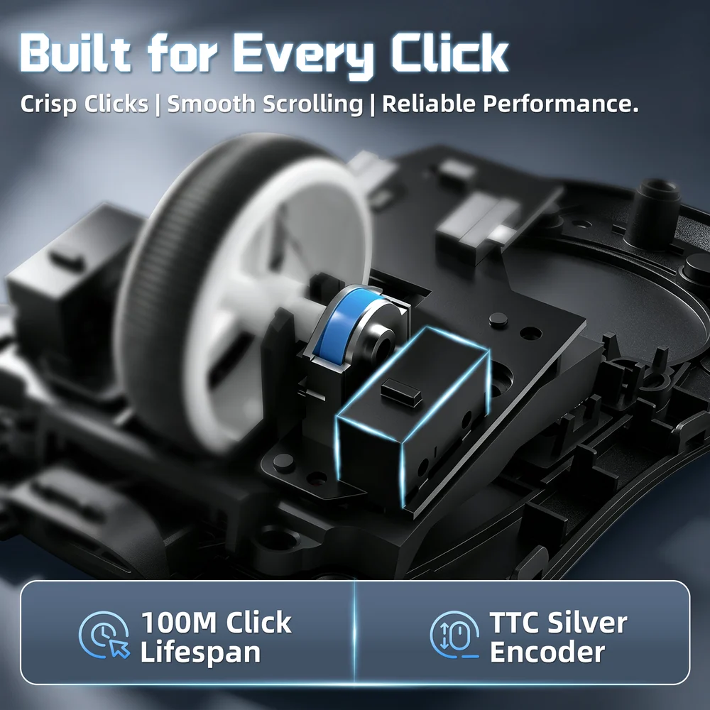 Attack Shark X11 Pro V2 Wireless Gaming Mouse - Image 5