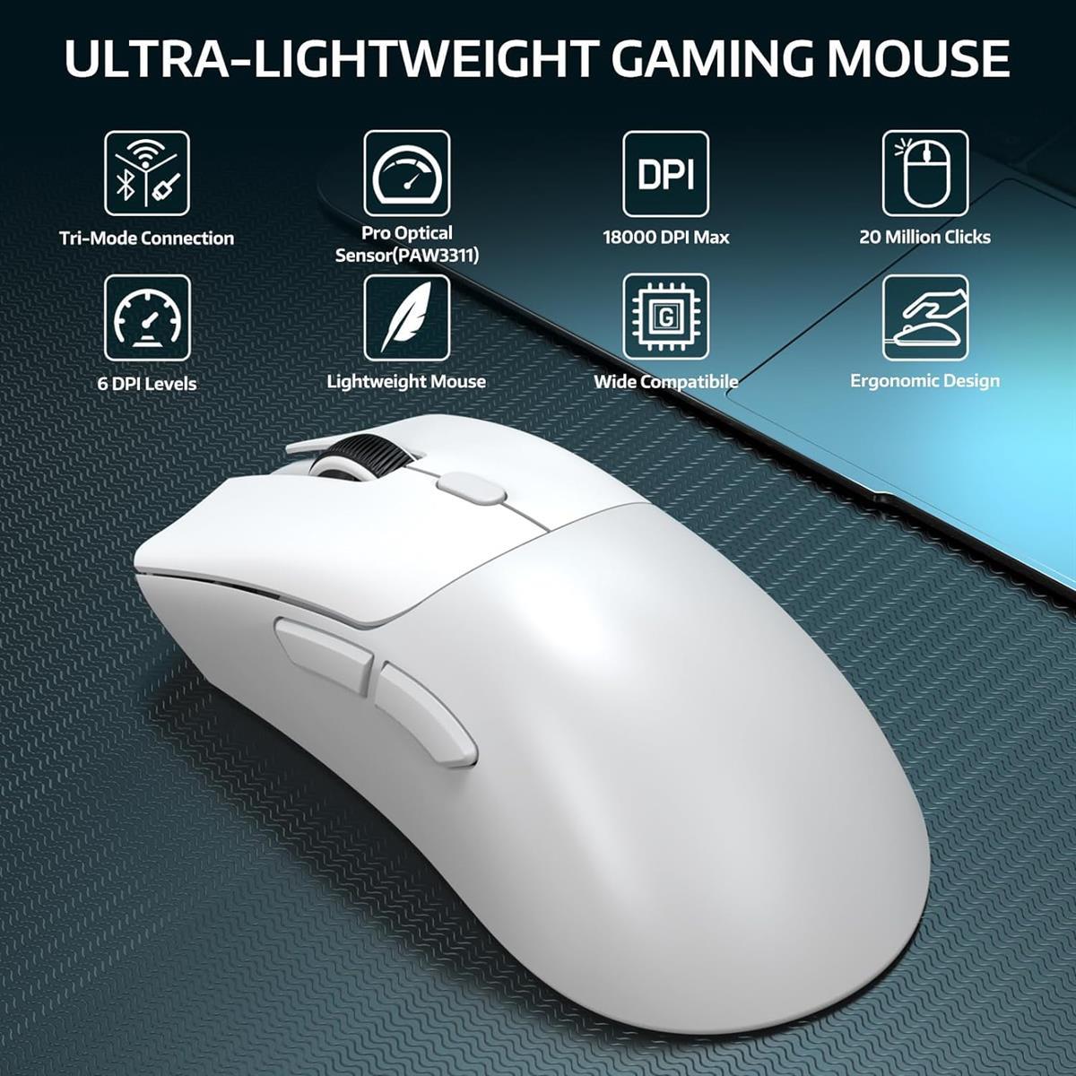 Attack Shark R1 Wireless Gaming Mouse - Image 2